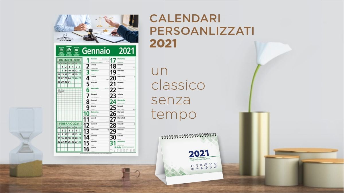 calendari personalizzati