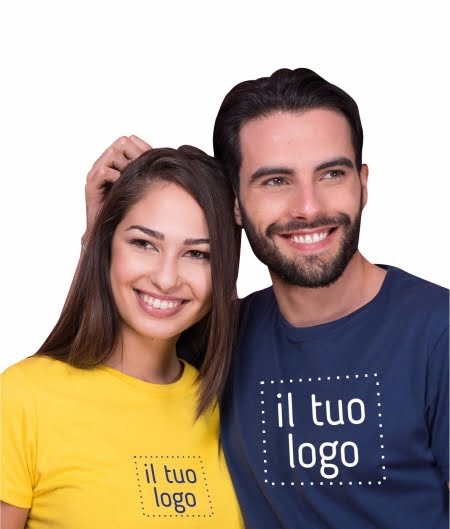 Magliette personalizzate colorata unisex