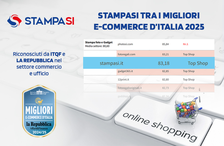 StampaSi tra i migliori e-commerce d'Italia 2025