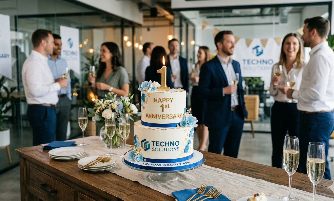 Come festeggiare il primo anno di attività:consigli