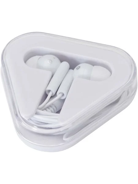 Auricolari Rebel con astuccio in plastica riciclata ecologici - StampaSi