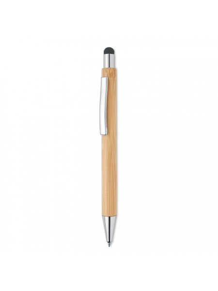 Penna stilo in bambù personalizzata con touch - StampaSi