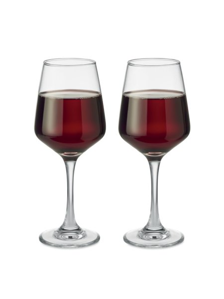 Set di 2 bicchieri da vino personalizzato - StampaSi