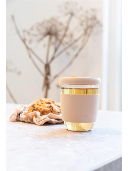 Bicchiere in vetro borosilicato Ukiyo Clement personalizzabile - StampaSi