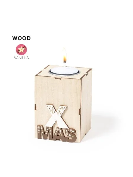 Candela aromatica Jorin a tema natalizio personalizzabile - StampaSi