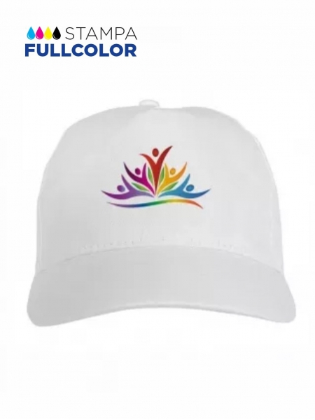 Cappellino personalizzabile full color 5 pannelli - StampaSi