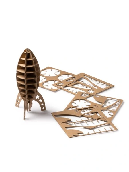 Puzzle 3D in cartone riciclato Fisac personalizzabile - StampaSi