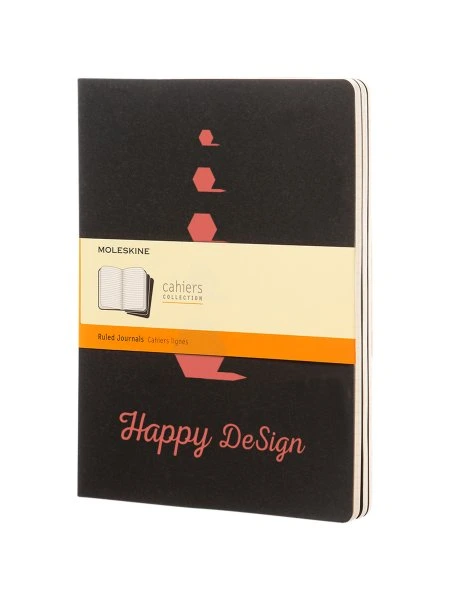 Taccuino a righe Moleskine Cahier XL personalizzabile - StampaSi