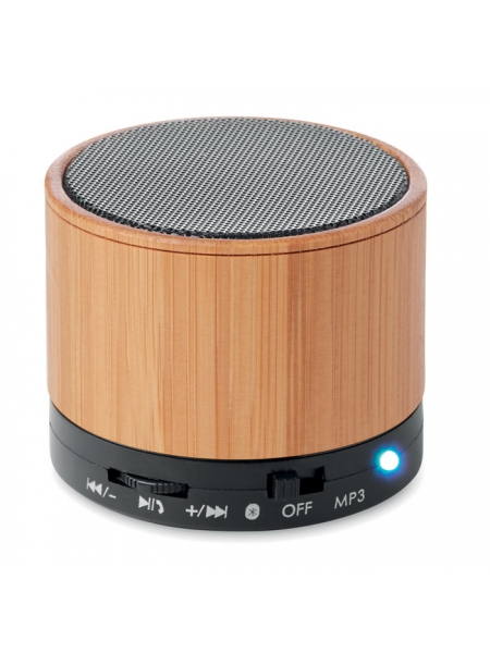 Speaker wireless in bamboo - StampaSi