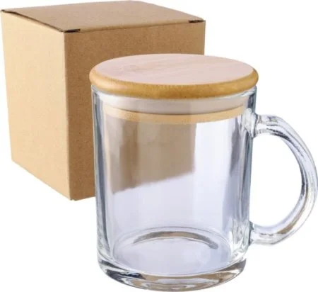 Tazza in vetro riciclato Ashley 300 ml - StampaSi