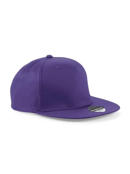 Cappello snapback rapper Beechfield colore viola - StampaSi