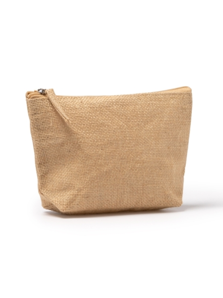 Beauty case in juta personalizzato Roly Tyto - StampaSi