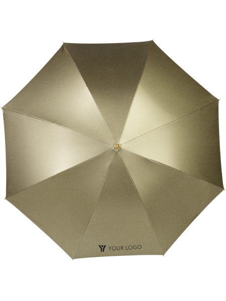 Ombrello automatico oro in pongee 190 T Ester - StampaSi