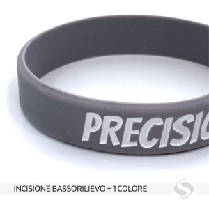 Basso rilievo + stampa 1 colore