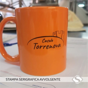 Stampa serigrafica a tondo 1 colore