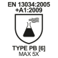 EN 13034:2005+A1:2009 - TYPE PB[6] MAX 5X