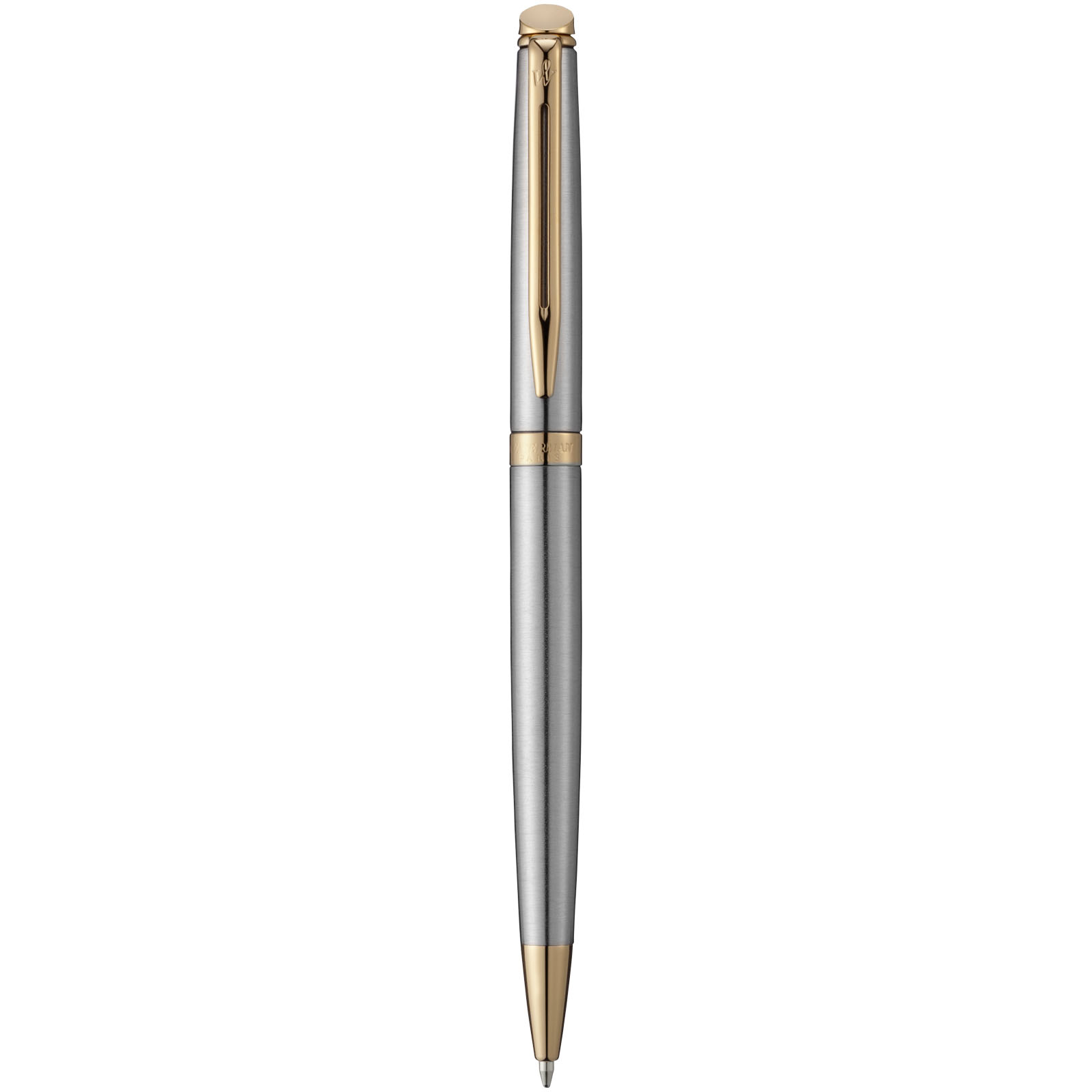 Waterman Cotelé stilografica + penna a sfera + roller - acciaio con... | Gazzi's Auction House