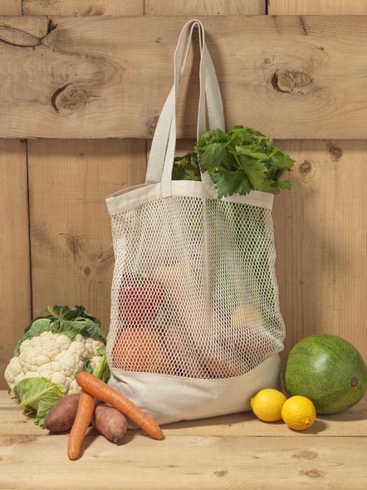 Borse Per La Spesa In Rete Di Cotone - Confezione Da 2, Riutilizzabili, Lavabili, Per Frutta, Verdura E Libri - Foto 10