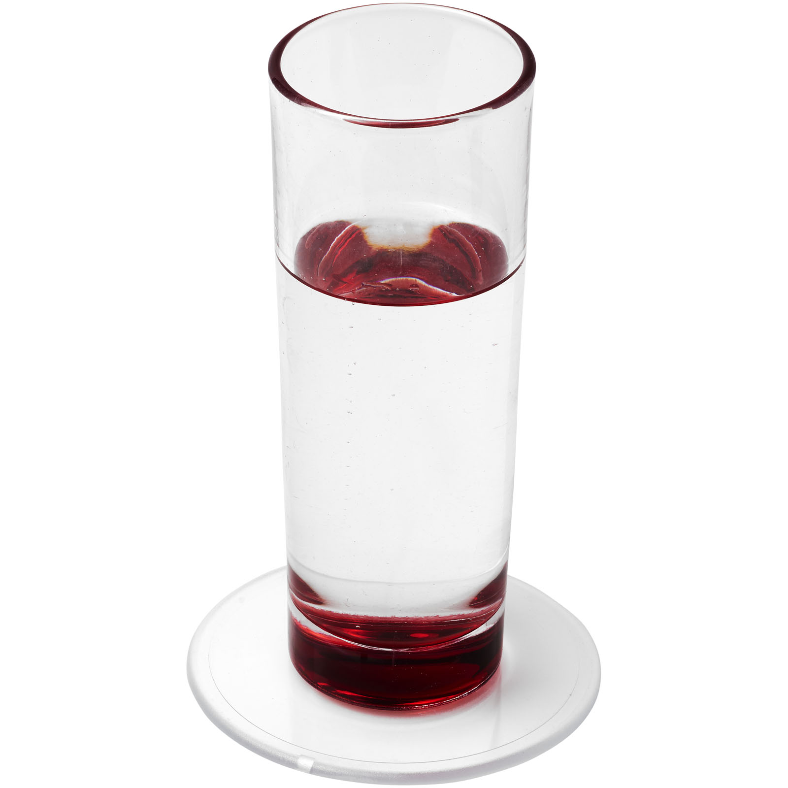 Sottobicchiere In Plastica Trasparente I Love Menorca – 80x80mm Per Tazze E Bicchieri