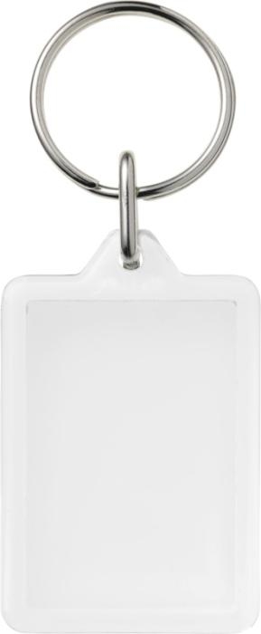 10 portachiavi per foto, portachiavi con inserto bianco su entrambi i lati, portachiavi in acrilico trasparente con anello diviso, portachiavi personalizzato per foto, piccole cornici per famiglia
