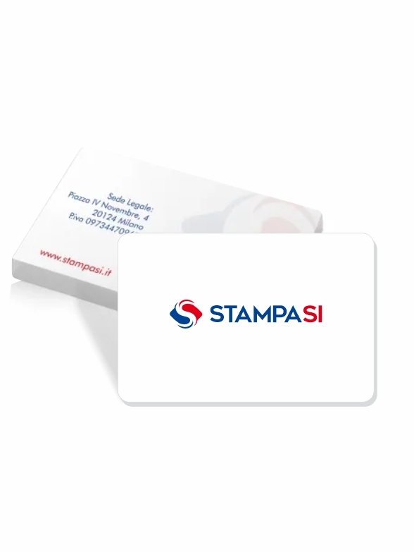500 Biglietti Da Visita Personalizzati - Stampa Fronte Alta Risoluzione Su Carta 300gr