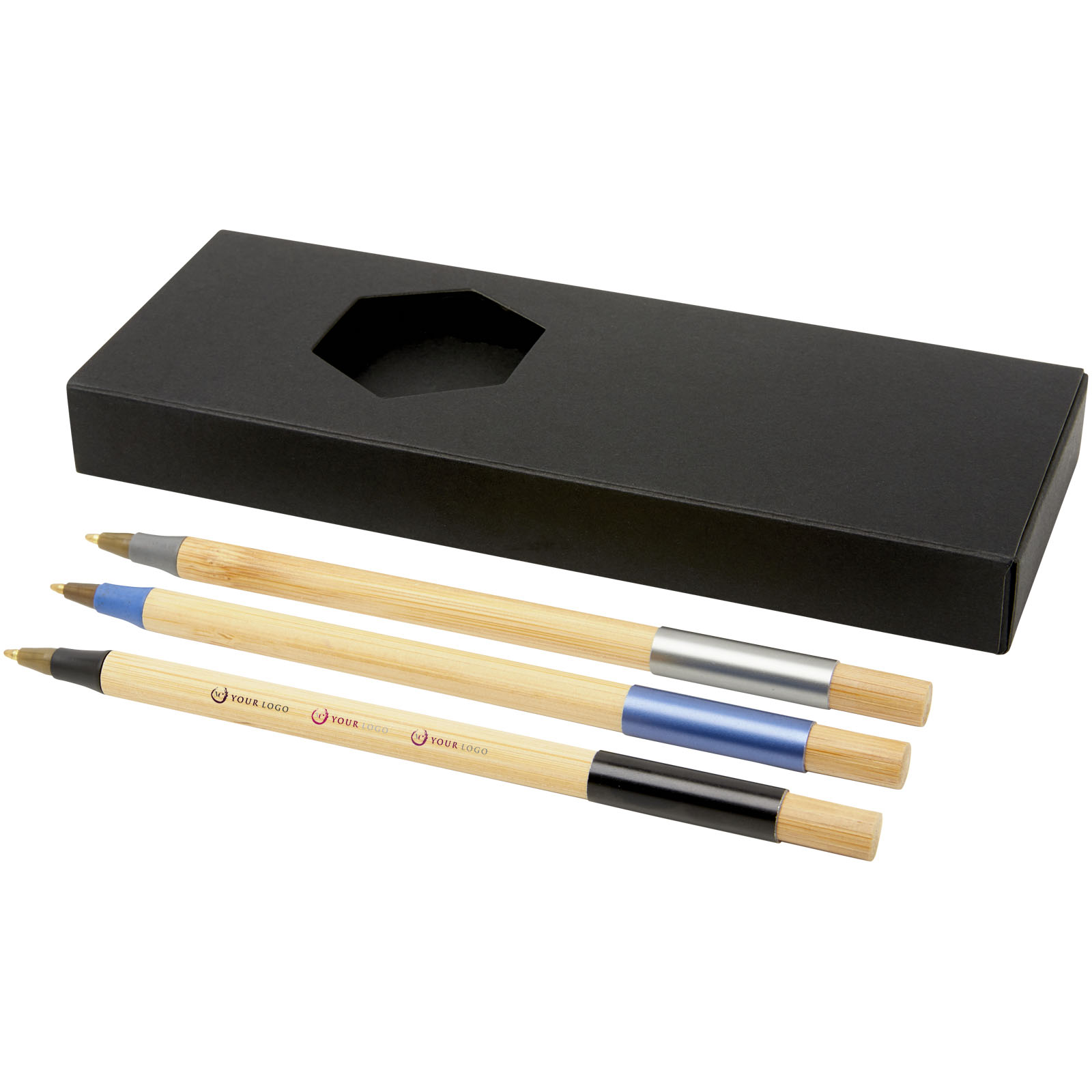 DAWRIS Set di Penne da Golf, Regalo da Golf da Tavolo Penna per Mazza da Golf Mini Set di Penne da Golf 3 Bastoncini per Penne da Golf con Mini Penna a