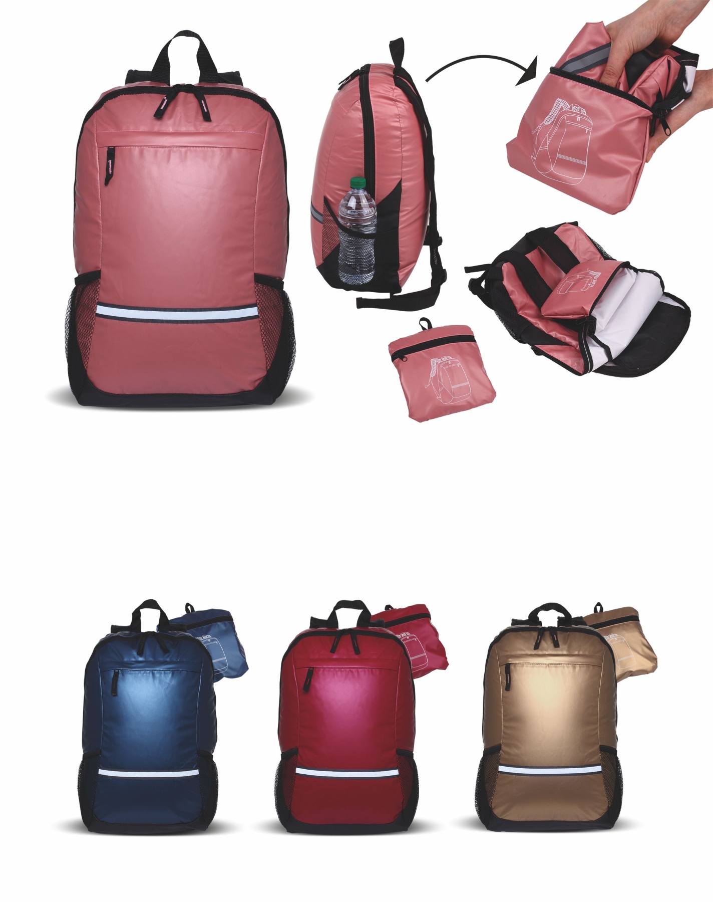 Zaino MSGM con logo all-over main image 0