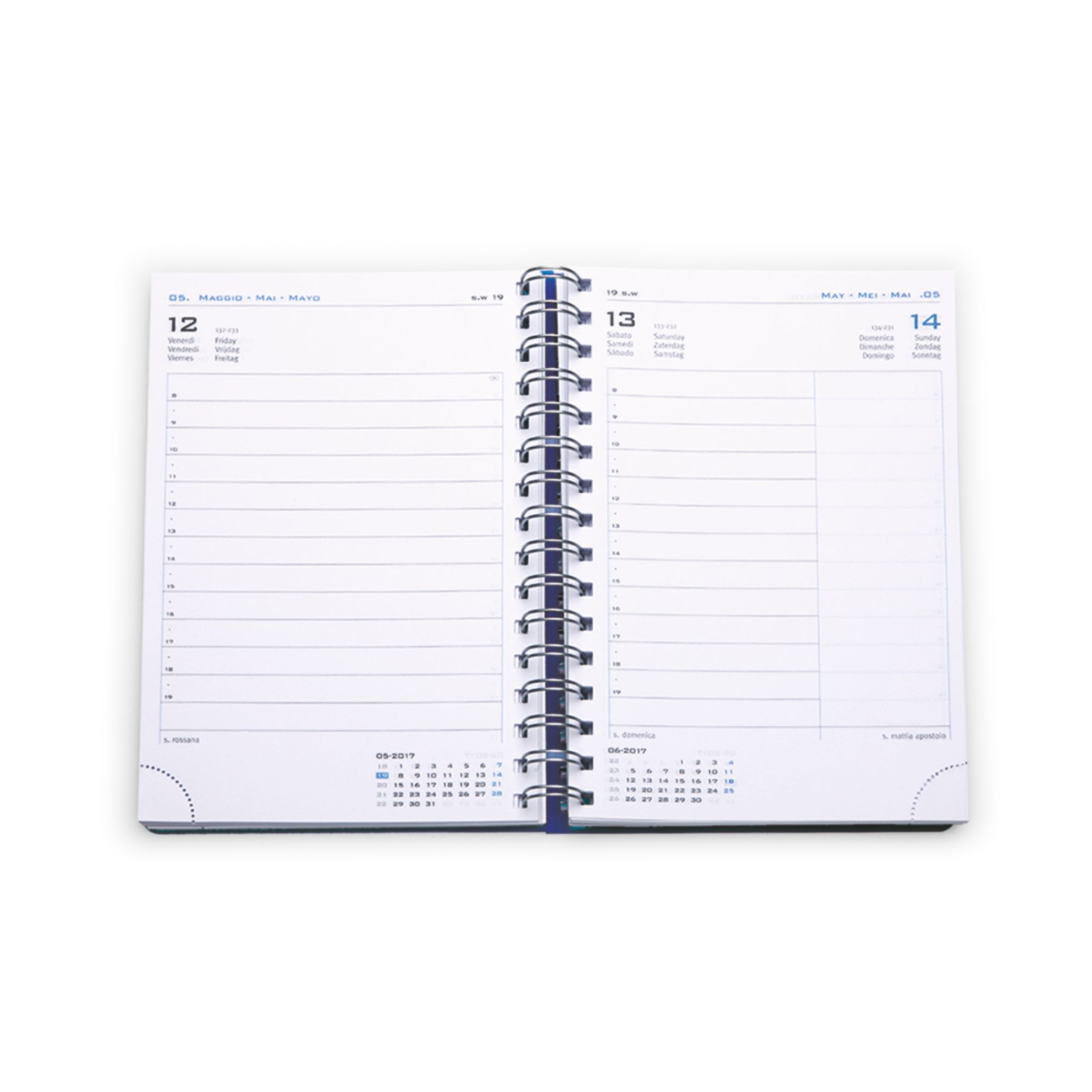 Agenda Giornaliera 2026 A5 | Planner Con Weekend Separato Rosso - Foto 10