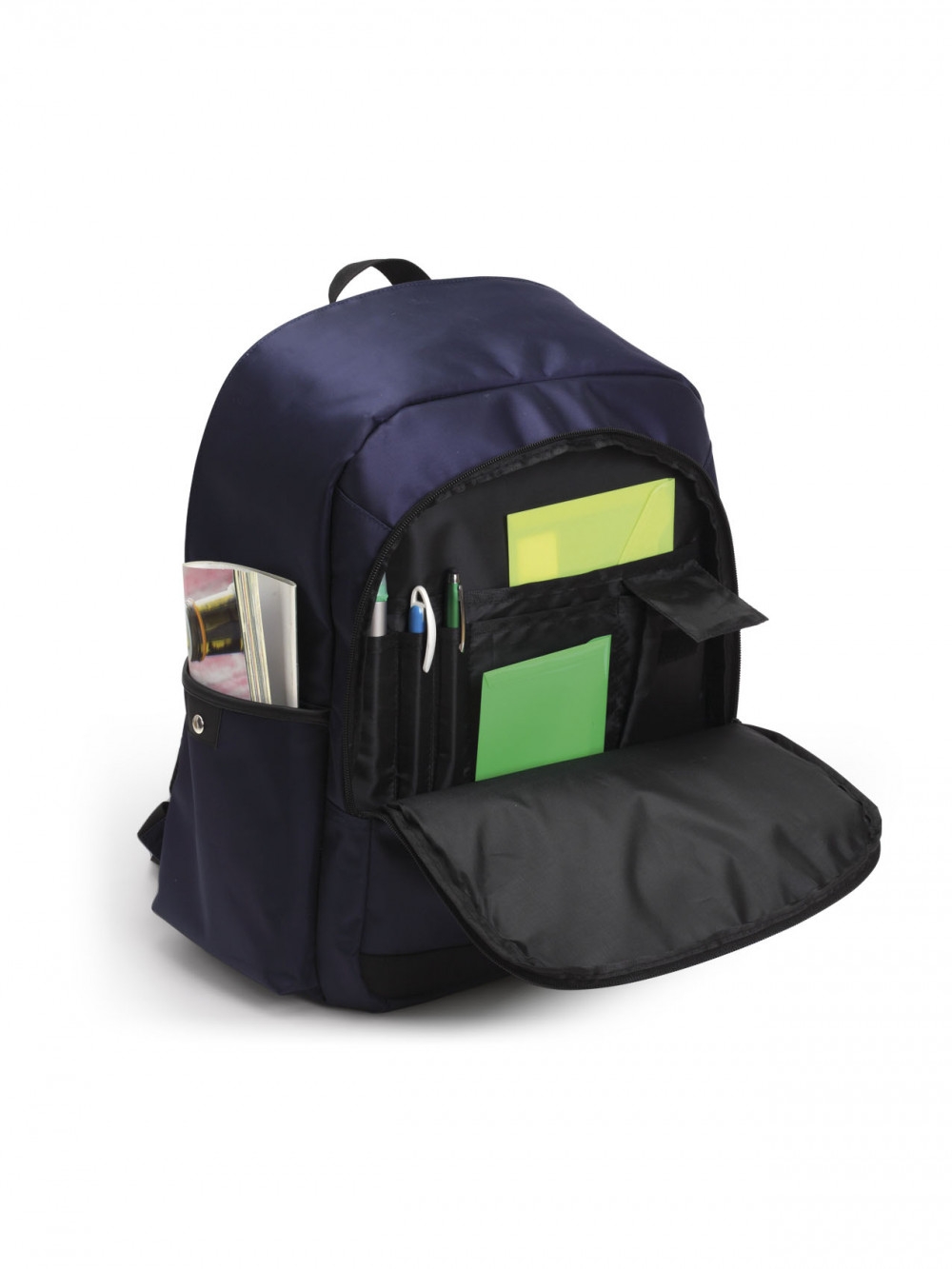 Zaino per computer aziendale personalizzato personalizzato - Aggiungi il tuo nome (laptop da 17 pollici), Carbone scuro/Nero, Add Your Logo, Zaini Daypack