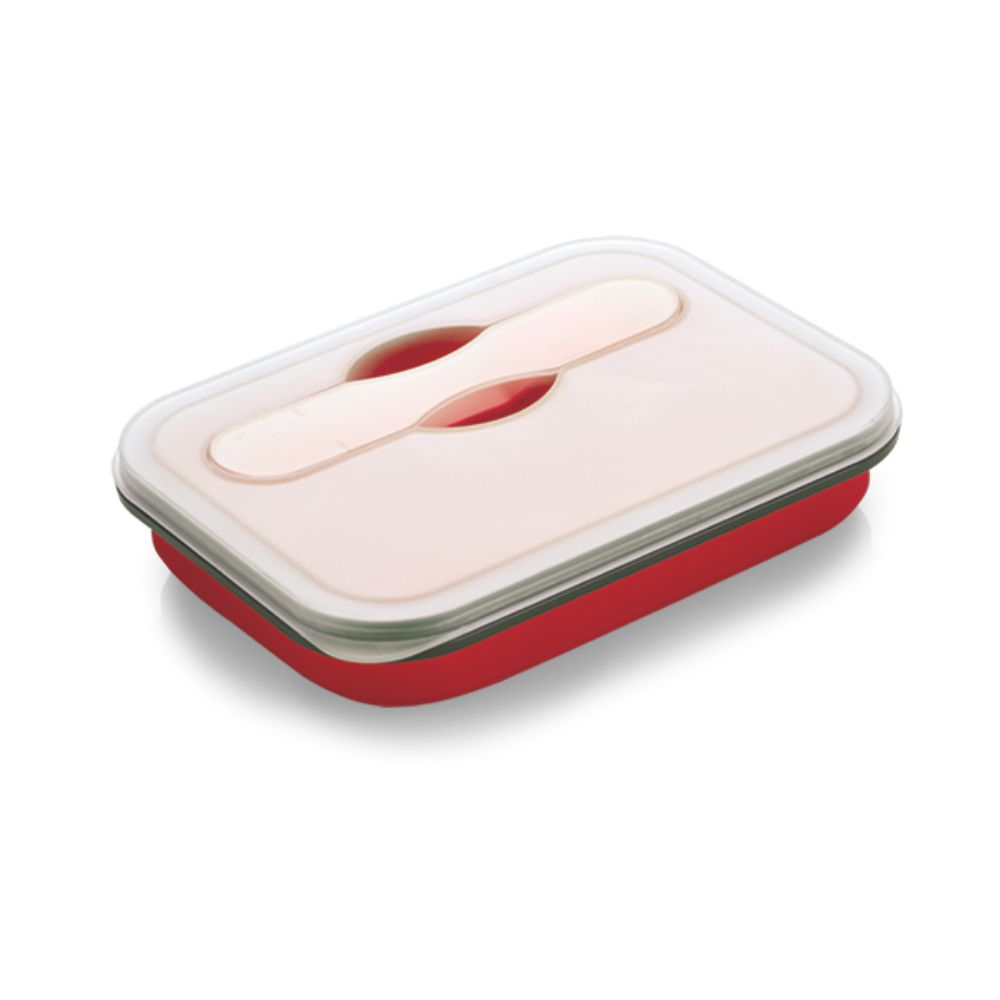 Lego Brick Lunch Box Rosso, 4.6x9.2x4.3 cm