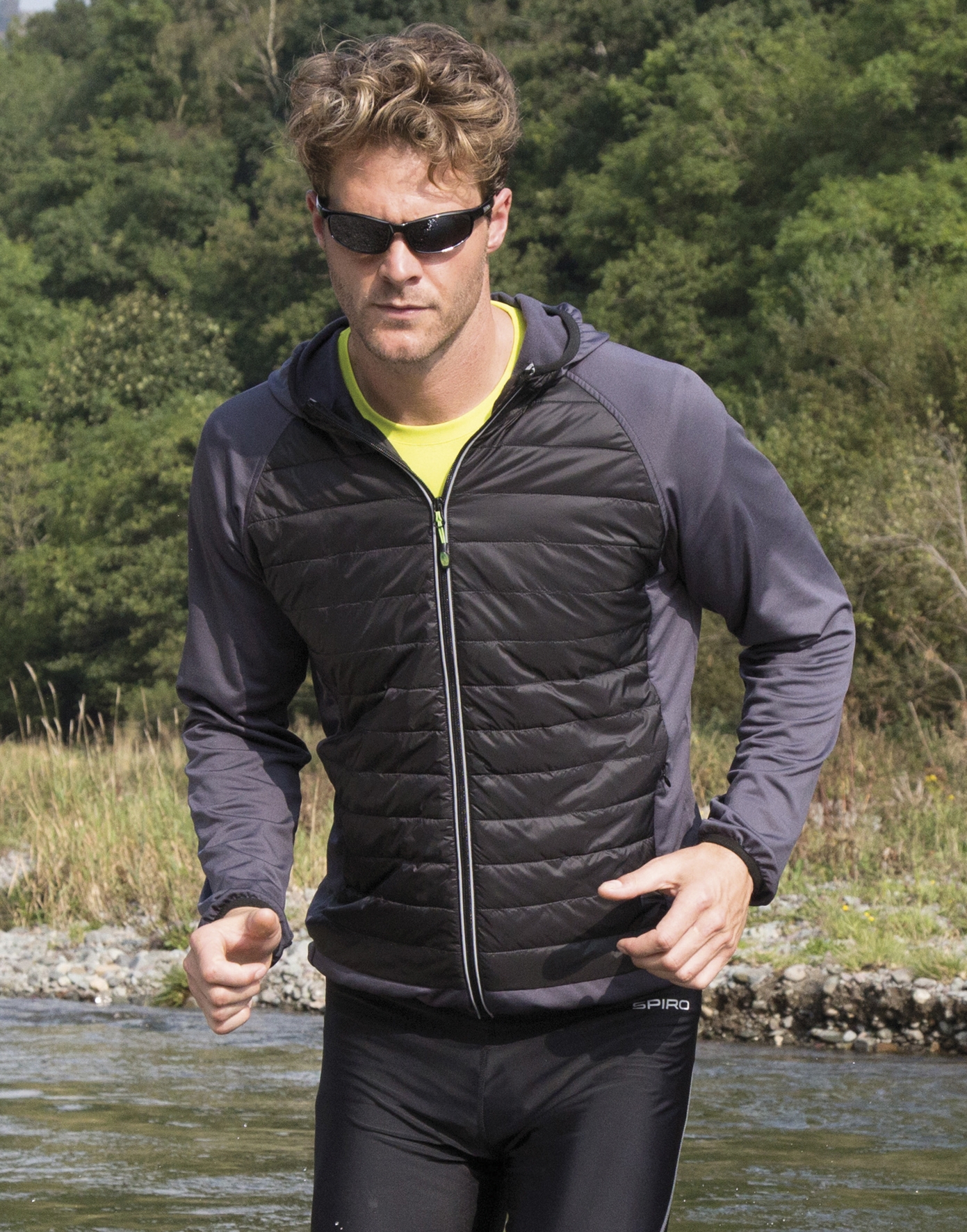 Spiro Short Guanti Uomo Grigio/Nero Taglia L - Unisex Per Ciclismo E MTB, Caldi E Antivento