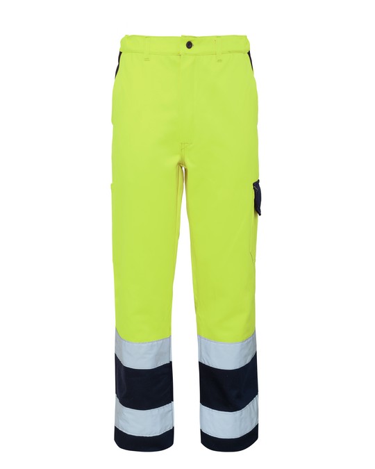 Pantaloni Lavoro Alta Visibilit&agrave; Hi Vis - Jogger In Pile Con Tasche - Taglie S-4XL - SDS Range