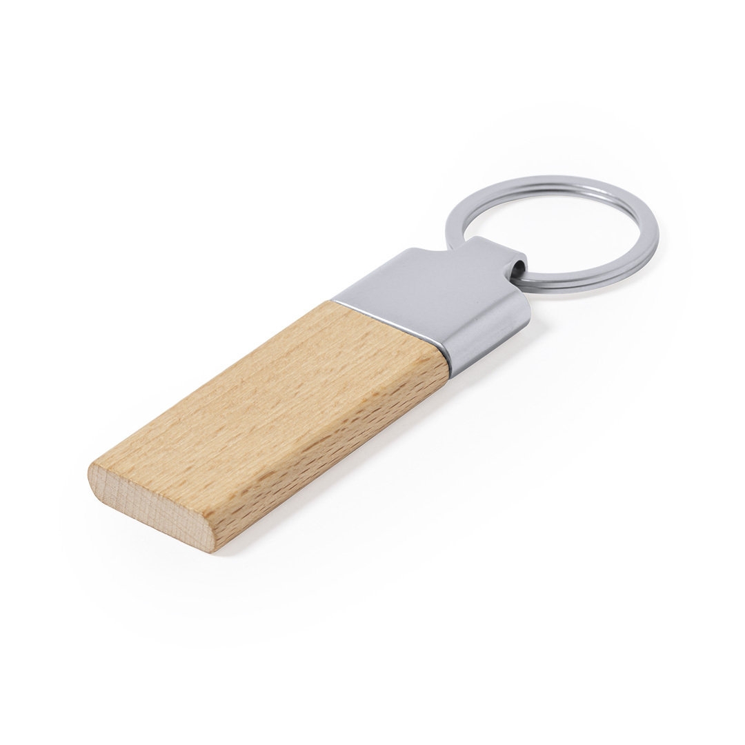 25 Portachiavi Rettangolari In Legno Vuoti Fai Da Te – Blank In Faggio 4,5x3 Cm Con Anello Metallico, Per Pirografia E Pittura