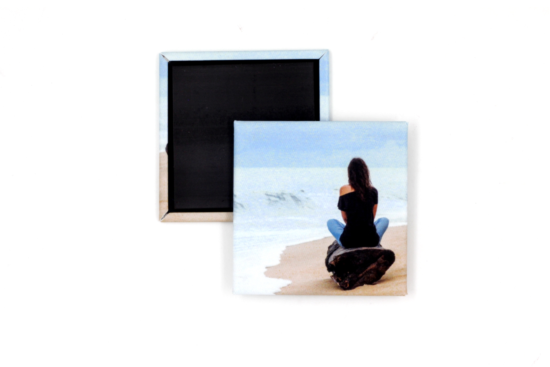 Calamite Frigo Personalizzate 4 Calamite Personalizzate Con Foto - Regalo Originale Per Frigo Frigo Retro