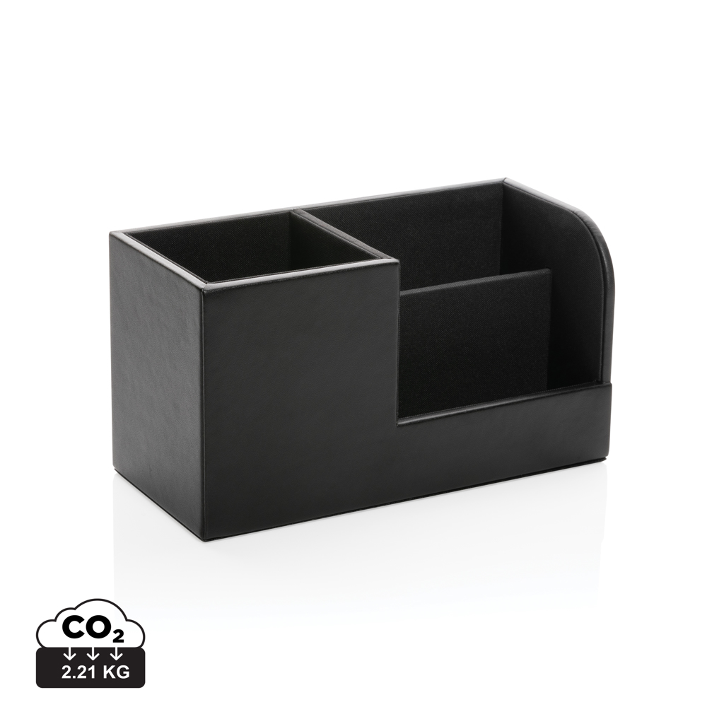 IKEA Rissla Organizer Da Scrivania, Nero - Portapenne, Telefono, USB, 32x16x23 Cm - Foto 4