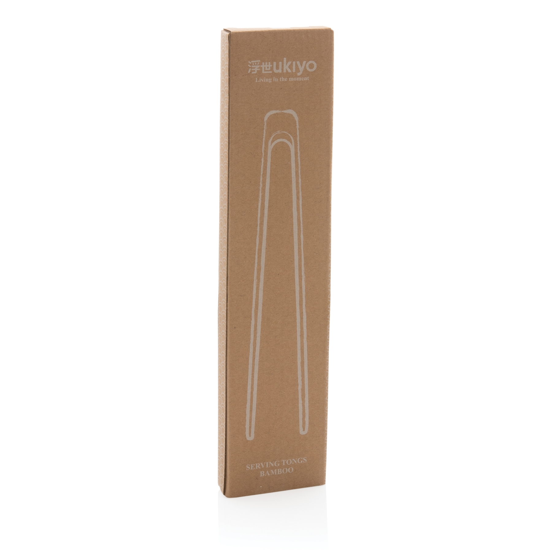 5five Pinze Per Toast In Bambù, Grigio, 24 Cm, Leggere E Maneggevoli