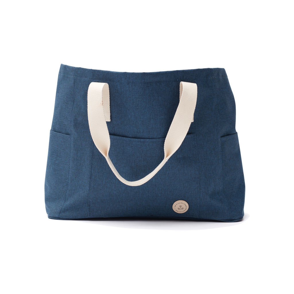 SMARTYPANTS Borsa Da Spiaggia/tote NATUR In Cotone | 100% Cotone Naturale, 38x42 Cm, 10 Litri, Manici Lunghi 67 Cm, Lavabile, Leggera, Shopping Bag Ecologica