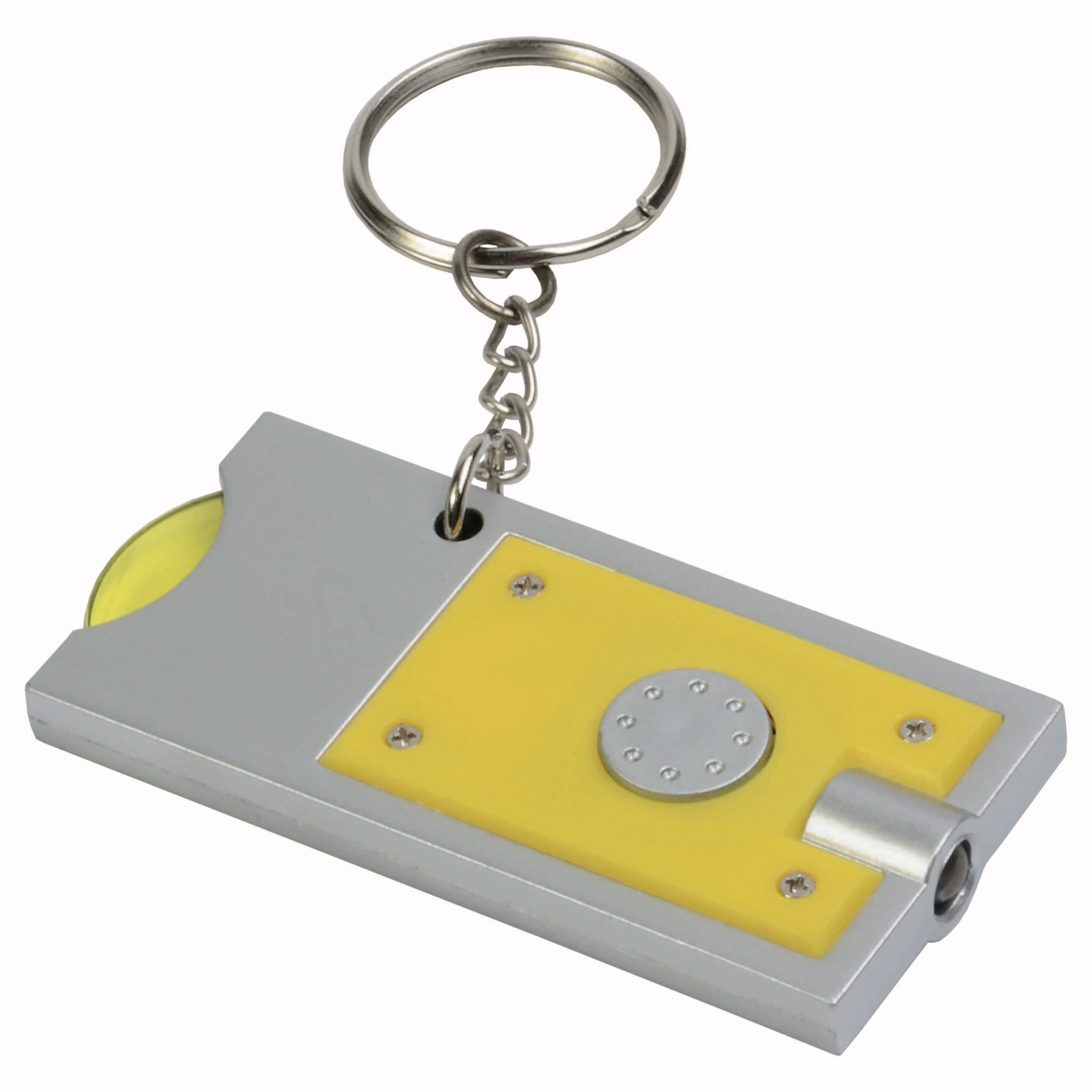 Portachiavi Mercedes Originale - Con Gettone Per Carrello Della Spesa Cromato, Alta Qualità - Foto 10