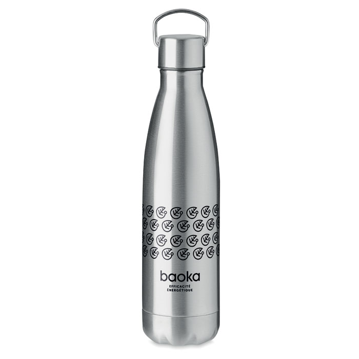 Tandem Borraccia 500 Ml In Acciaio Inox 304: Termica Isotermica, Doppia Parete, Colore Lilla Multicolore, Unisex Adulti, Senza BPA