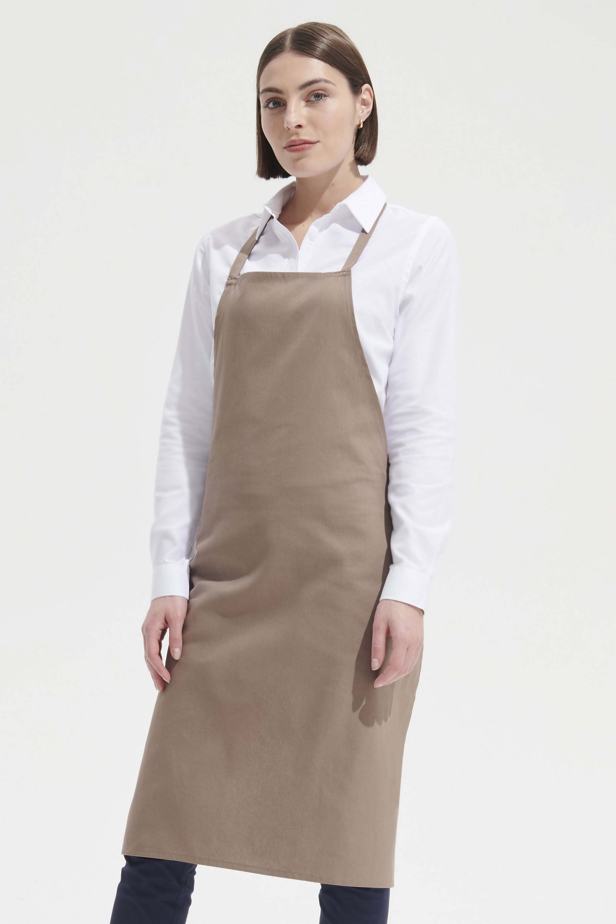 1 confezione da 1 bavaglino regolabile resistente all'acqua con 2 tasche, grembiule da cucina per donne e uomini chef, nero comodo e pratico