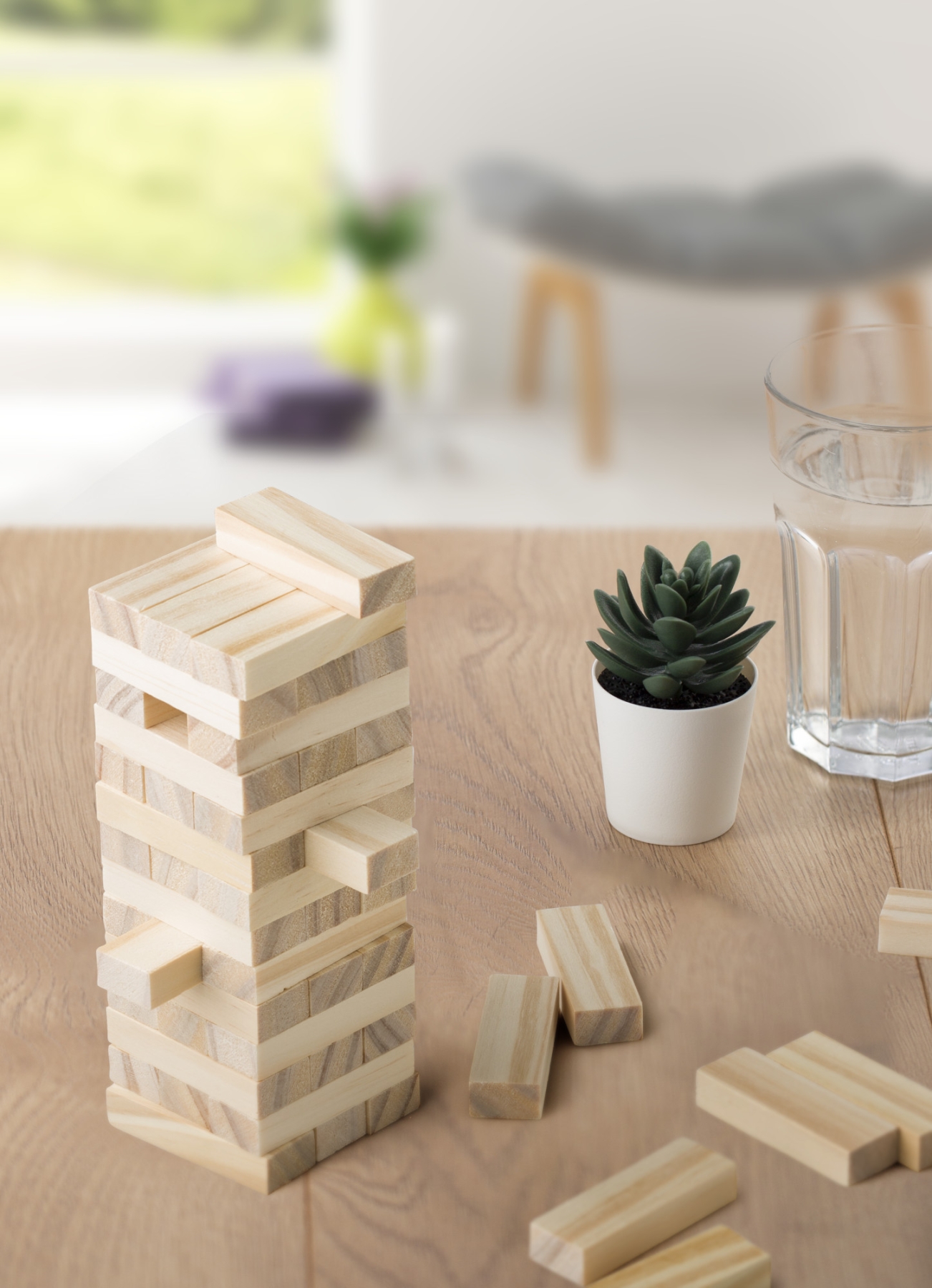 gioco della torre di legno