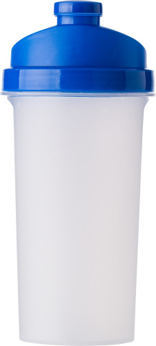 Shaker Proteine 500 Ml - Borraccia Graduata Antigoccia Con Pallina Miscelatrice - Grigio Opaco