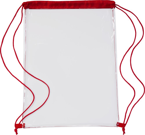 Zaino Trasparente In PVC Resistente 42x30x18 Cm | Grande Capacità, Borraccia, Per Concerti E Scuola