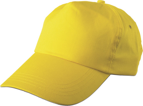 Beechfield Cappellino A 5 Pannelli In Cotone Twill – Giallo, Taglia Regolabile - 4