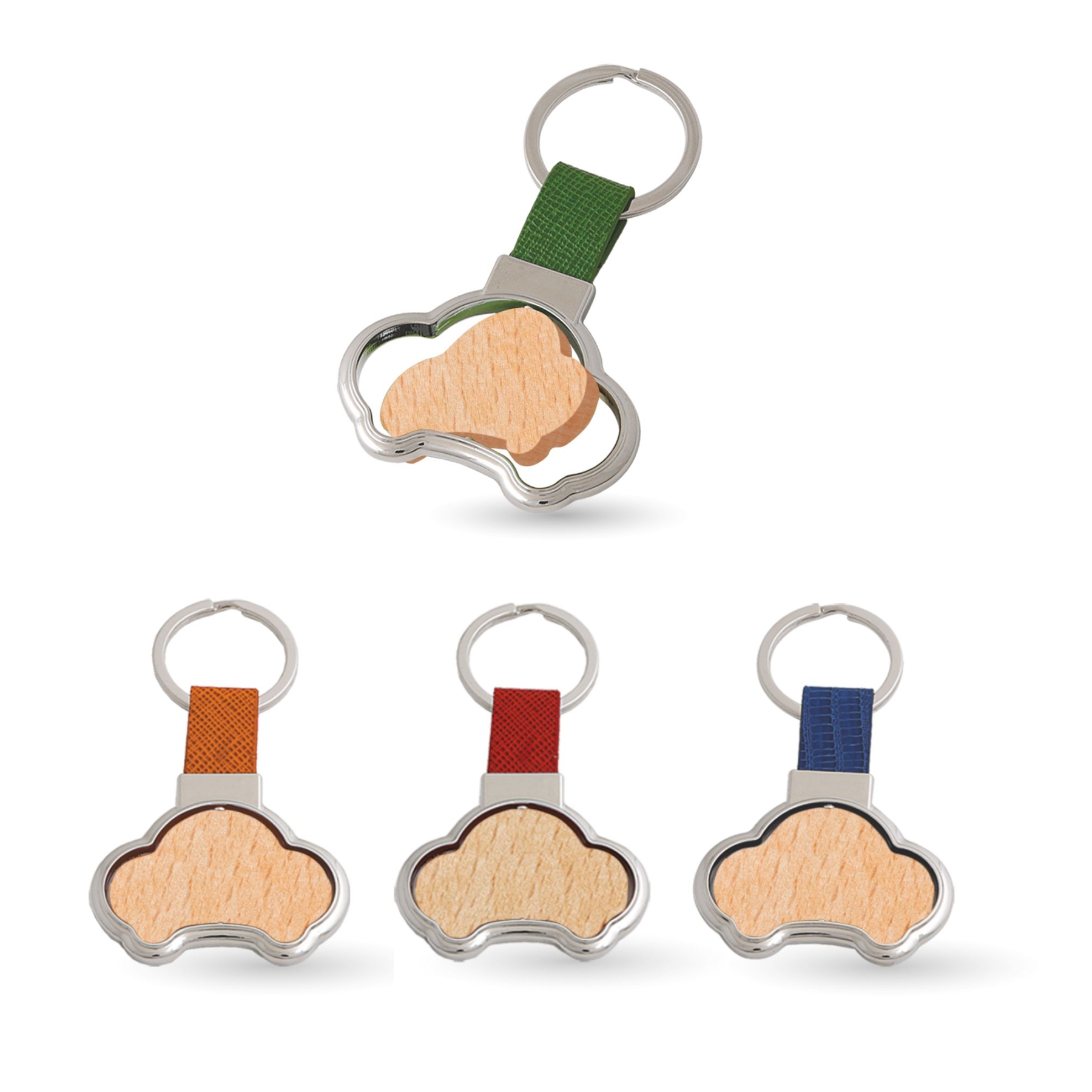 Thapncow 4 Portachiavi Fidget Spinner: Set Di Keychain Antistress Girevoli. Leggeri E Portatili, In 4 Colori (nero, Rosso, Blu, Verde). Perfetti Per Adulti E Adolescenti, Per Alleviare Lo Stress E Migliorare La Concentrazione. - 3