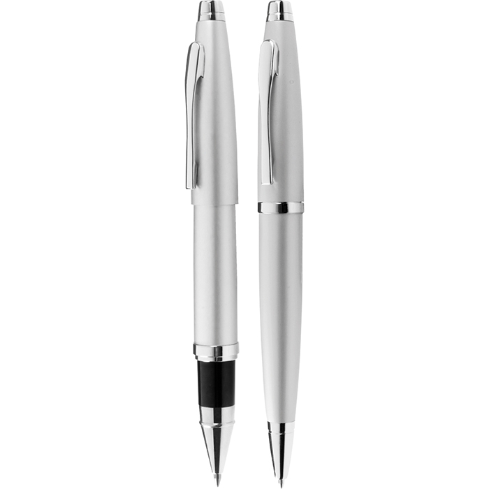 Penne Nere Penne Personalizzate Con Portachiavi - Set Regalo Con Incisione, 2 Ricariche Extra, Idea Souvenir Confezioni Personalizzate Da Regalare - 2
