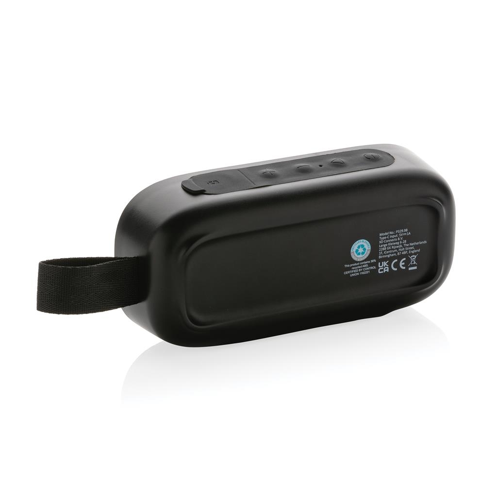 Altoparlante Portatile Defender UNION Bluetooth 5.4 Da 20W Con Doppio Speaker Magnetico, IPX6, Luce RGB, USB E AUX, 2000mAh, Nero