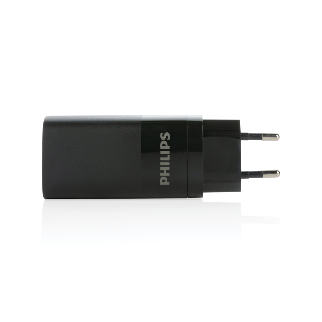 PARENCE Caricatore Da Parete USB 4 Porte – Ricarica Rapida 3.0 Intelligente, Compatto Nero