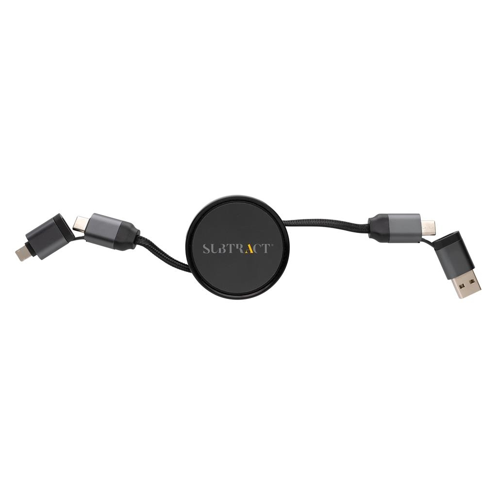 Cavo USB C Multifunzione 100W Retrattile 1.2M | Mtakyi