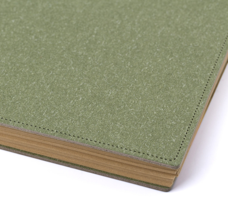 Notebook ad anelli copertina rigida in cartone riciclato